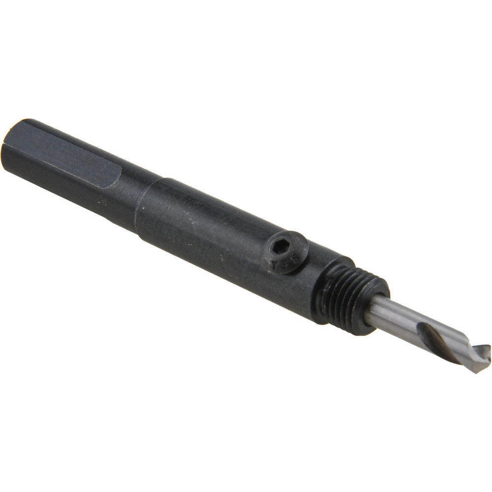 Hole Saw Arbor: Straight Shank, Drill Pilot