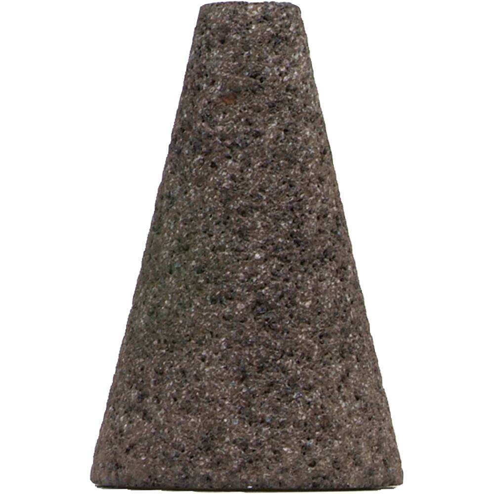 Abrasive Square Tip Cone: Type 17, Very Coarse, 5/8-11 Arbor Hole
