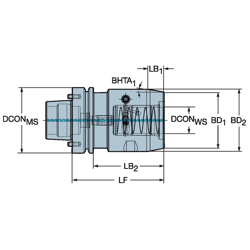 Sandvik Coromant Hydraulic Tool Holders & Chucks; Shank Type Modular