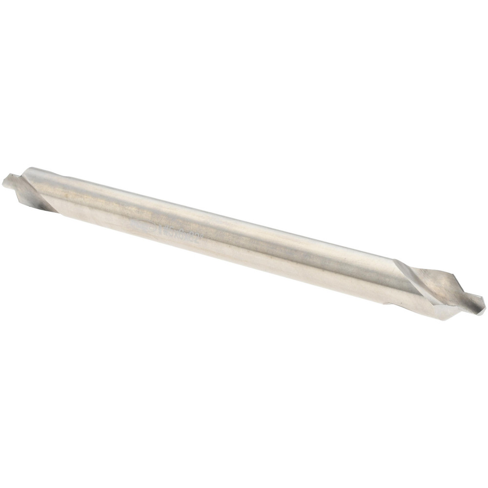 Combo Drill & Countersink: #5, 7/16" Body Dia, 118°, High Speed Steel