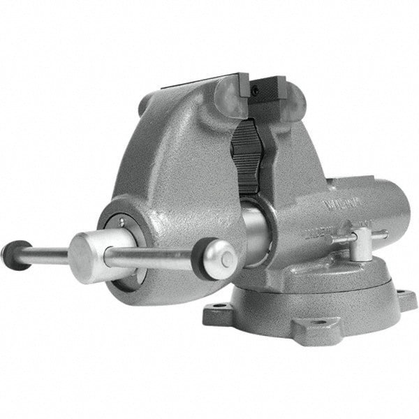 Wilton 28827 Bench & Pipe Combination Vise: 5" Jaw Width, 7" Jaw Opening, 5-5/16" Throat Depth 