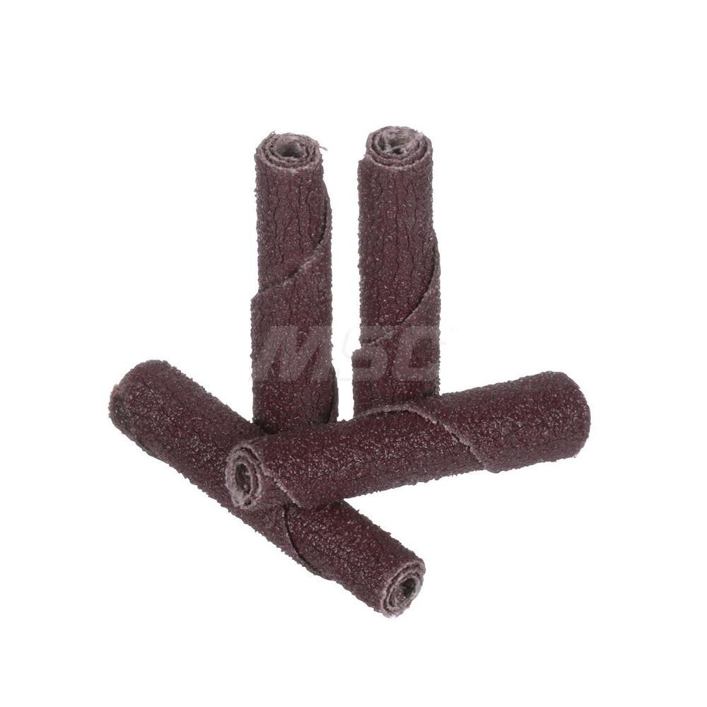 Straight Cartridge Roll: 3/8" Dia, 2" OAL, 60 Grit, Aluminum Oxide