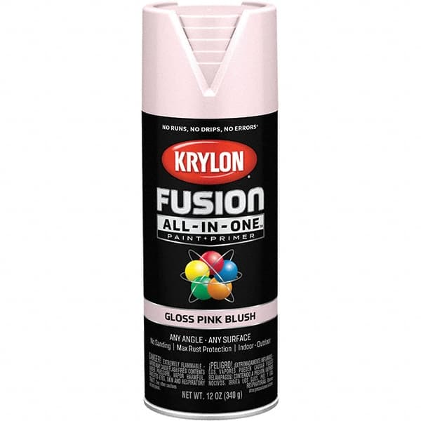 Krylon K02708007 Fusion All-In-One Spray Paint for Indoor/Outdoor Use,  Gloss Hot Pink 12 Ounce (Pack of 1) 