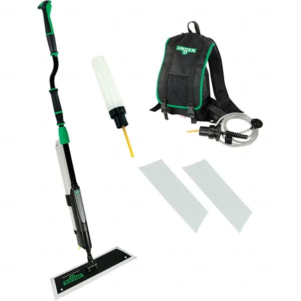 UNGER EFKT3 Deck Mops, Mopping Kits & Wall Washers; Type: Mopping Kit; Head Material: Microfiber; Head Length (cm): 18 in; Head Length (Inch): 18 in; 18; Head Width (Inch): 3; 3 in; Head Width (cm): 3 in; Color: Black; Head Length: 18 in; Head Width: 3 in; Connection 