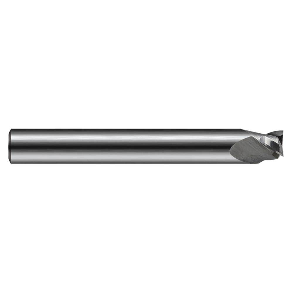 Harvey Tool 862606 Corner Radius End Mill: 0.206" Dia, 0.118" LOC, 0.01" Radius, 3 Flutes, Solid Carbide Image