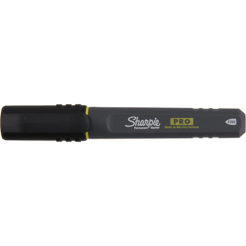 Permanent Marker: Black, Water-Resistant, Fine Point