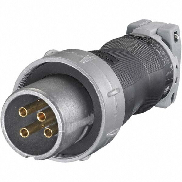 Pin & Sleeve Plugs & Connectors; Connector Type: Plug ; Pin Configuration: 2 ; Number of Poles: 3 ; Amperage: 30 ; Voltage: 600 VAC/250 VDC ; Maximum Cord Grip Diameter (Decimal Inch): 1.2000