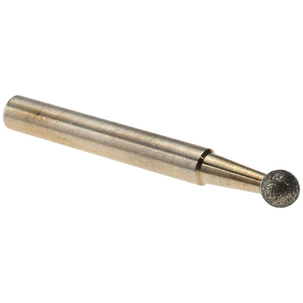Grinding Pins; Head Shape: Ball ; Abrasive Material: Diamond ; Grade: Fine ; Grit: 120 ; Diamond Concentration: 70 ; UNSPSC Code: 23131514
