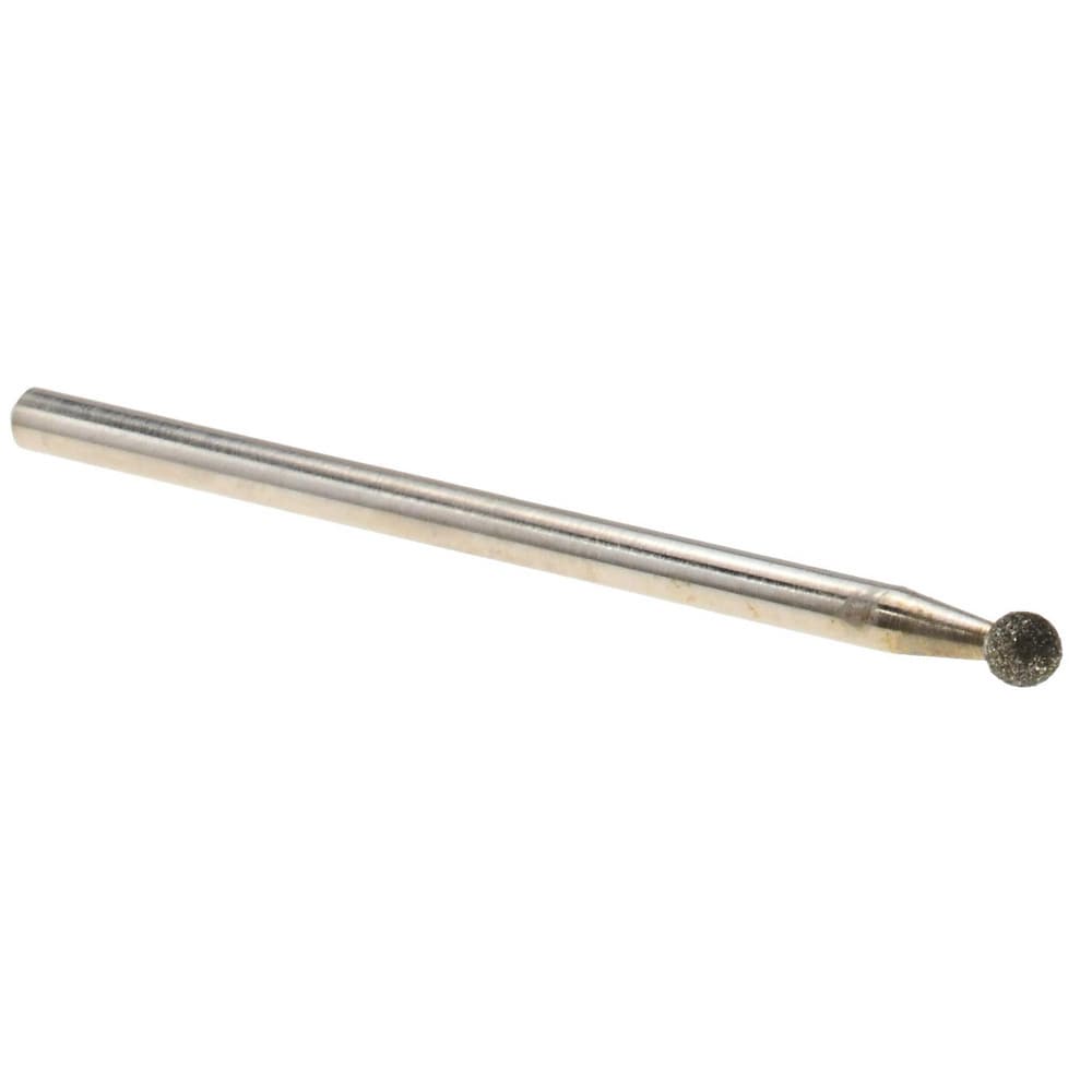 Grinding Pins; Head Shape: Ball ; Abrasive Material: Diamond ; Grade: Fine ; Grit: 120 ; Diamond Concentration: 70 ; UNSPSC Code: 23131514
