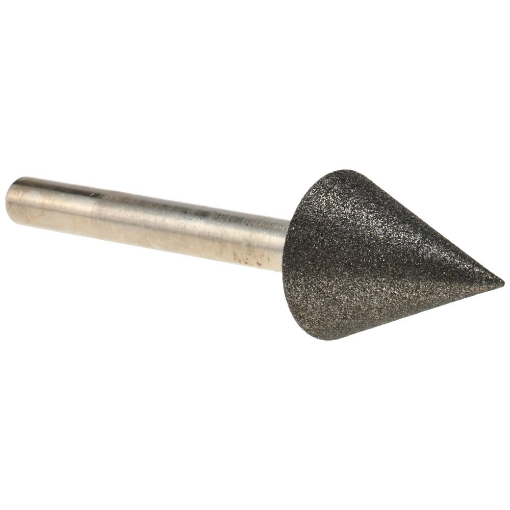 Grinding Pins; Head Shape: Cone ; Abrasive Material: Diamond ; Grade: Fine ; Grit: 120 ; Diamond Concentration: 70 ; UNSPSC Code: 23131514