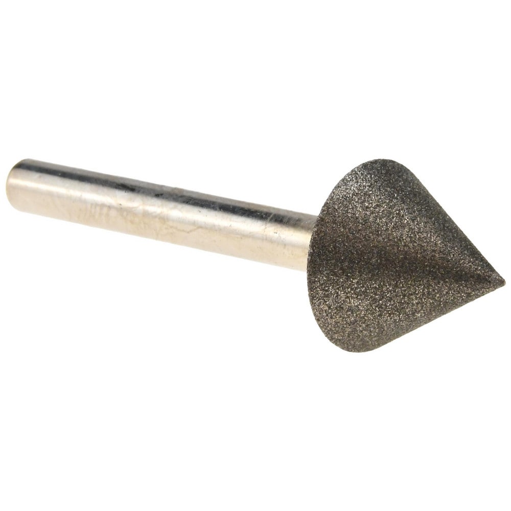 Grinding Pins; Head Shape: Cone ; Abrasive Material: Diamond ; Grade: Fine ; Grit: 120 ; Diamond Concentration: 70 ; UNSPSC Code: 23131514