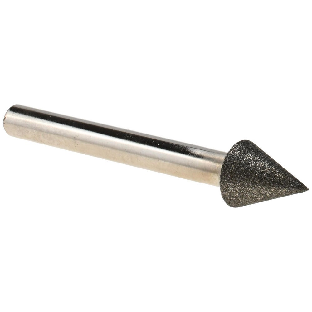 Grinding Pins; Head Shape: Cone ; Abrasive Material: Diamond ; Grade: Fine ; Grit: 120 ; Diamond Concentration: 70 ; UNSPSC Code: 23131514