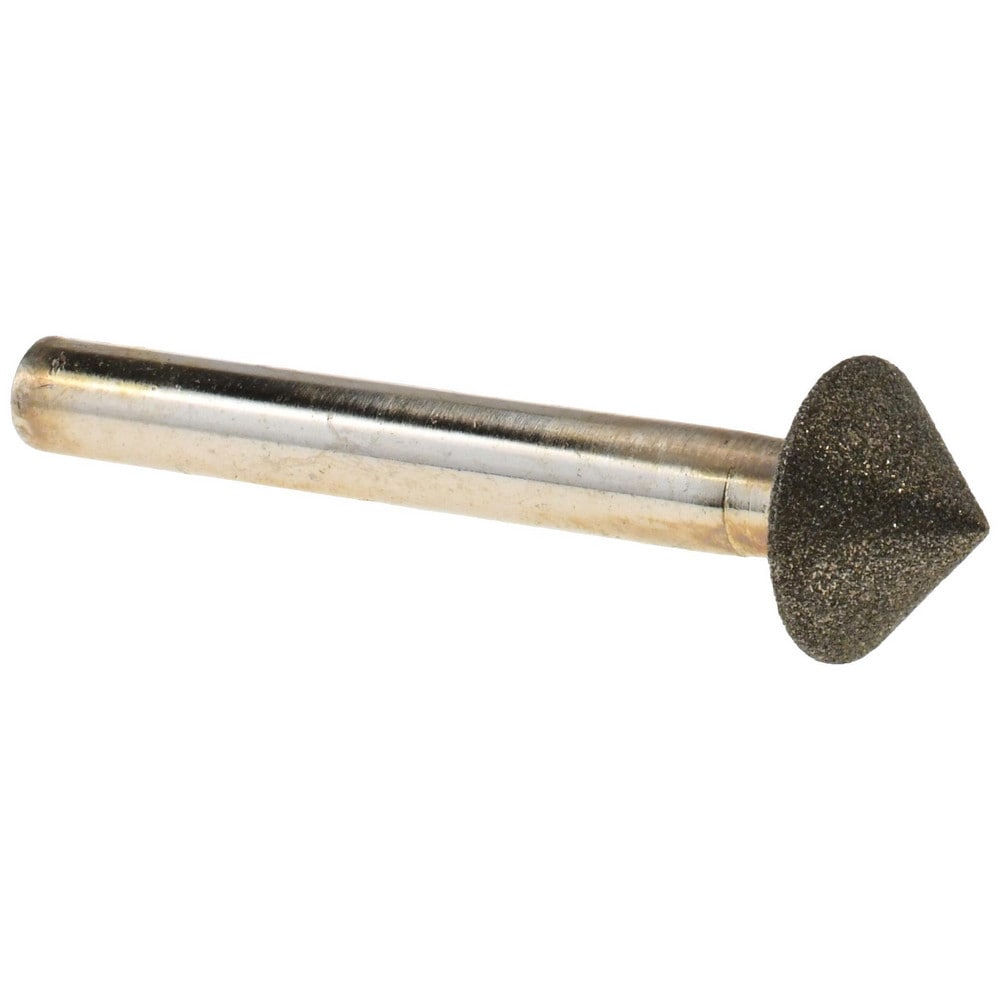 Grinding Pins; Head Shape: Cone ; Abrasive Material: Diamond ; Grade: Fine ; Grit: 120 ; Diamond Concentration: 70 ; UNSPSC Code: 23131514