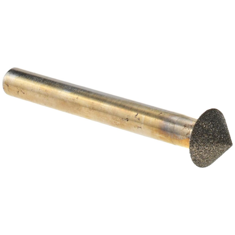 Grinding Pins; Head Shape: Cone ; Abrasive Material: Diamond ; Grade: Fine ; Grit: 120 ; Diamond Concentration: 70 ; UNSPSC Code: 23131514