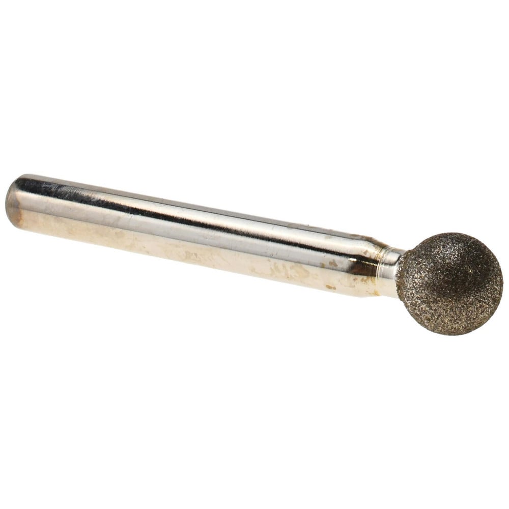 Grinding Pins; Head Shape: Ball ; Abrasive Material: CBN ; Grade: Fine ; Grit: 120 ; Diamond Concentration: 70 ; UNSPSC Code: 23131514