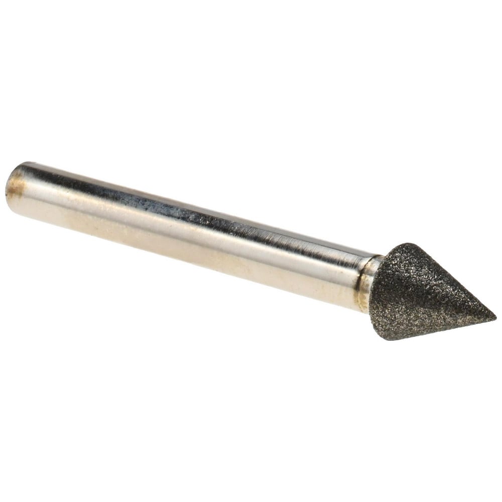 Grinding Pins; Head Shape: Cone ; Abrasive Material: Diamond ; Grade: Fine ; Grit: 120 ; Diamond Concentration: 70 ; UNSPSC Code: 23131514