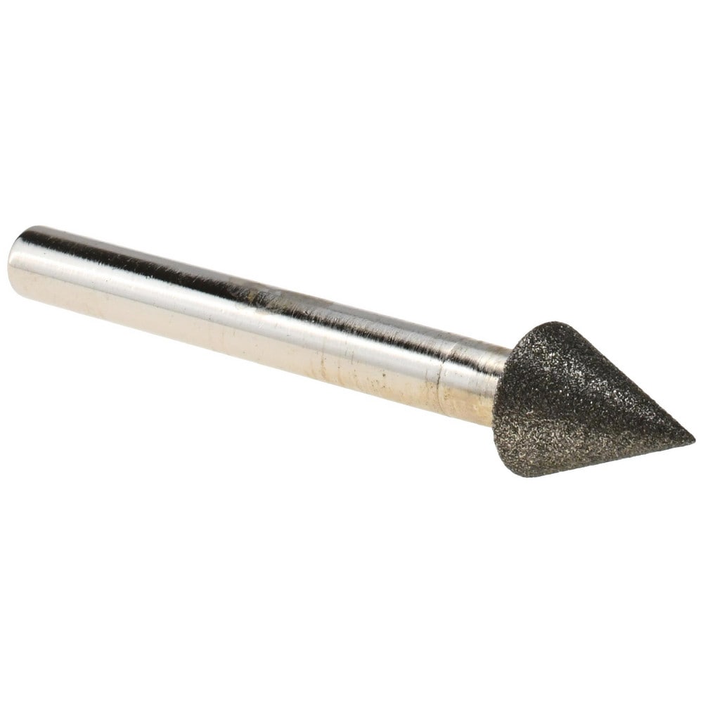 Grinding Pins; Head Shape: Cone ; Abrasive Material: Diamond ; Grade: Fine ; Grit: 120 ; Diamond Concentration: 70 ; UNSPSC Code: 23131514