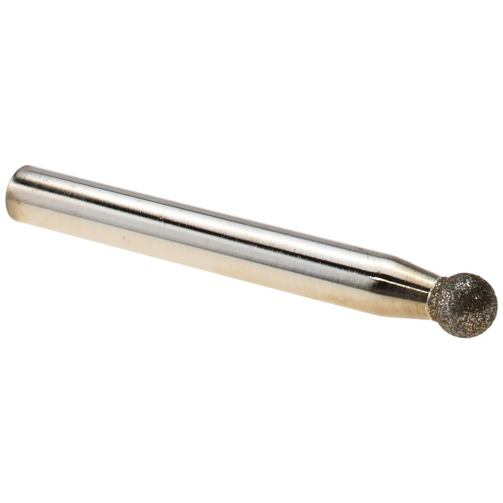 Grinding Pins; Head Shape: Ball ; Abrasive Material: CBN ; Grade: Fine ; Grit: 120 ; Diamond Concentration: 70 ; UNSPSC Code: 23131514
