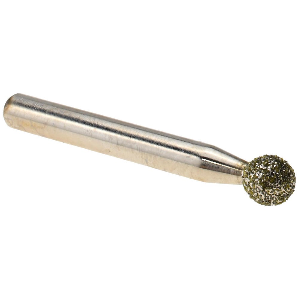 Grinding Pins; Head Shape: Ball Nose ; Abrasive Material: Diamond ; Grade: Extra Coarse ; Grit: 40 ; Diamond Concentration: 70 ; UNSPSC Code: 23131514