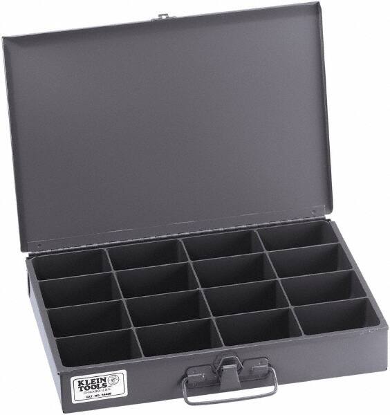 16 Compartment Small Metal Storage Drawer