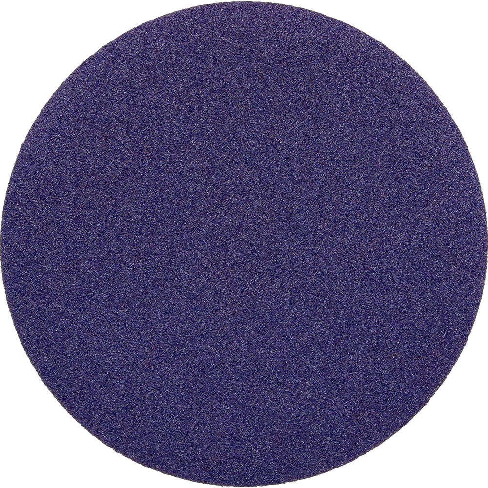 Hook & Loop Disc: 5 in" Disc Dia, 80 Grit, Coated, Ceramic