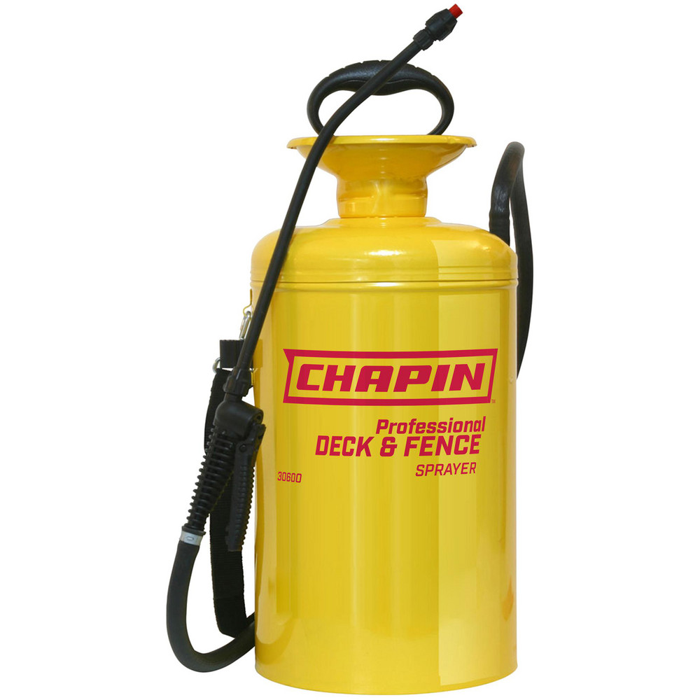 2 Gal Garden Hand Sprayer - Coated Steel Tank, Reinforced Hose, For Deck & Yard Applications
