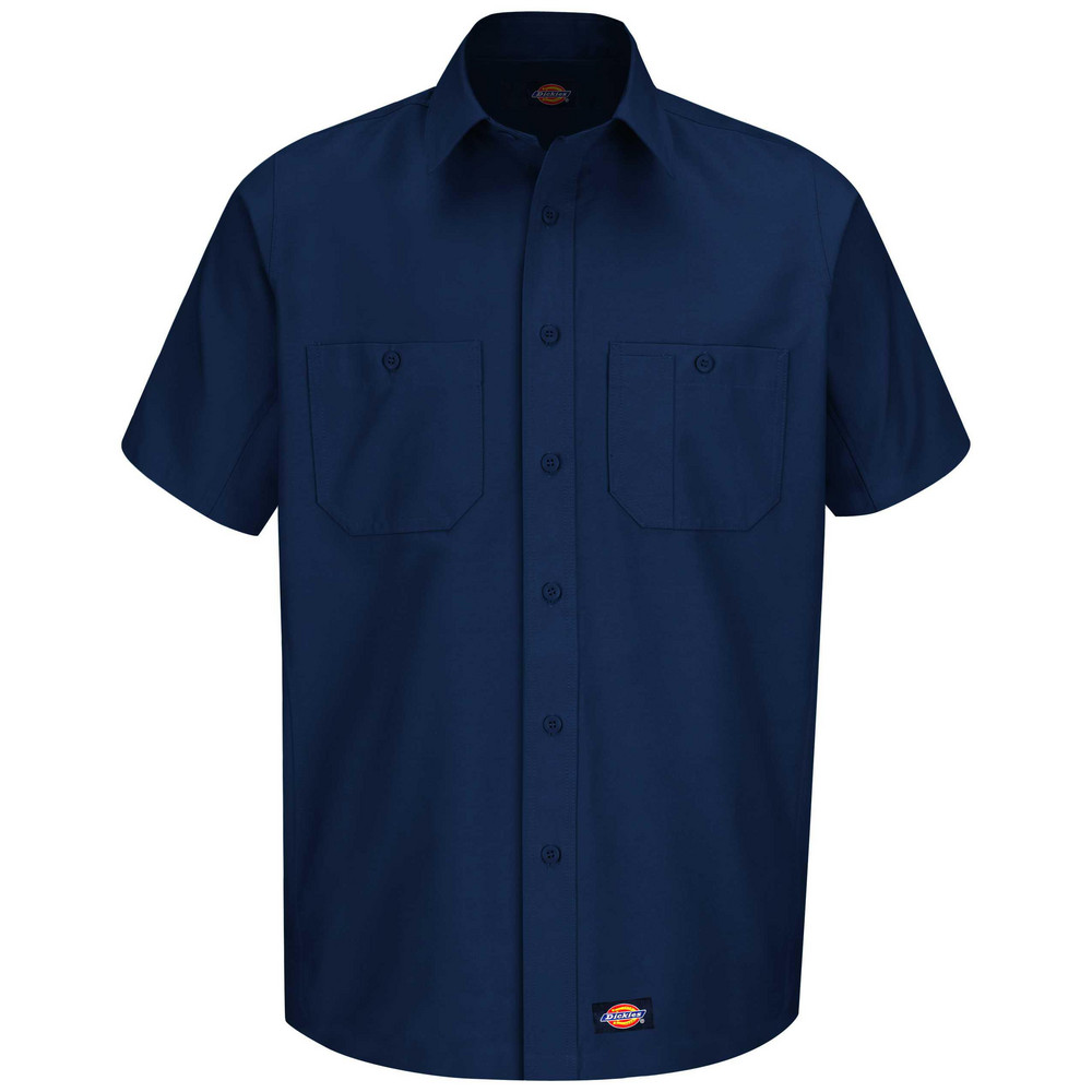 Dickies - Work Shirt: General Purpose, X-Large, Cotton & Polyester
