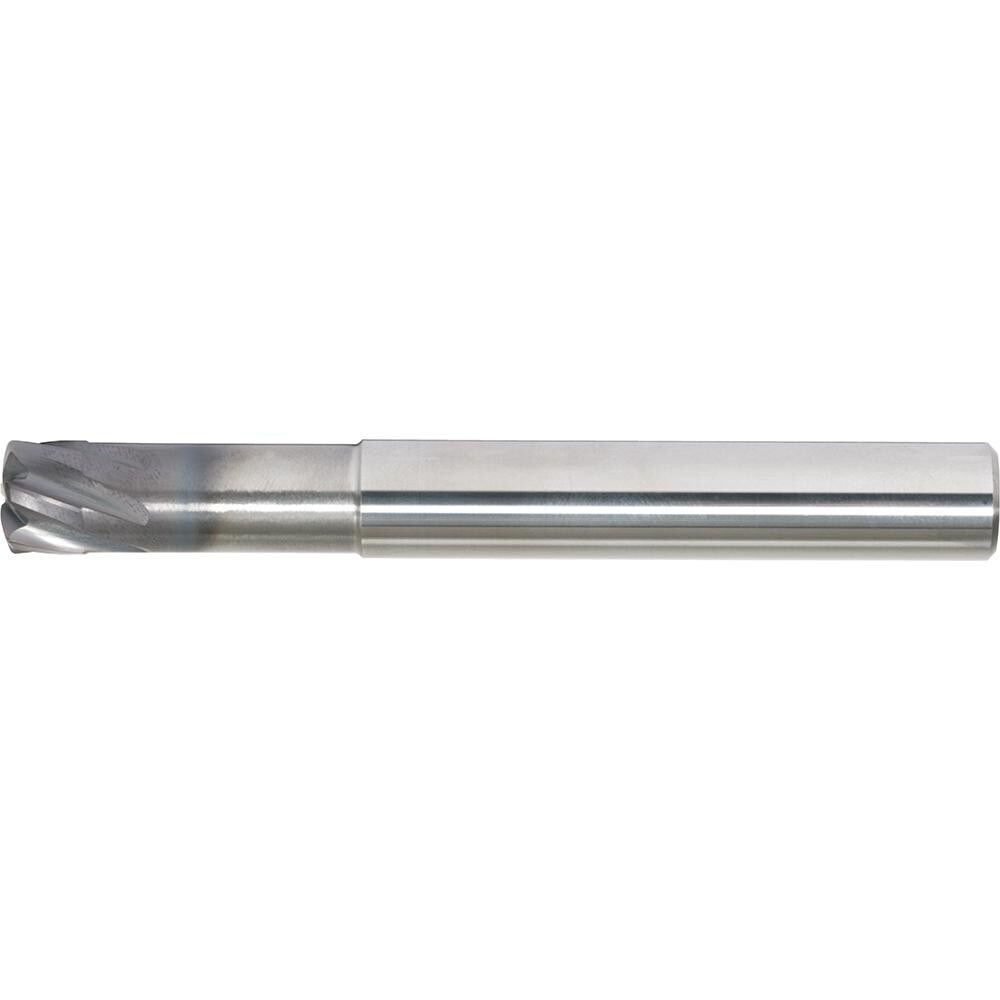 High-Feed End Mills; Mill Diameter (mm): 12.00 ; Number of Flutes: 6 ; Material: Carbide ; Finish/Coating: AlTiN ; Length of Cut (mm): 0.6300 ; Shank Diameter (mm): 12.0000