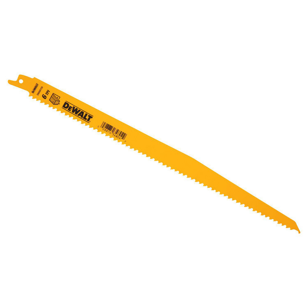 DeWALT Reciprocating Saw Blades; Blade Material BiMetal; Blade Length (Inch) 12; Blade