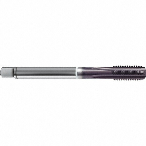 M8x1.00 Modified Bottoming RH 6HX D5/D6 TiAlN High Speed Steel 4-Flute Straight Flute Hand Tap