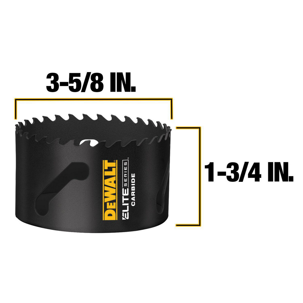 DeWALT Hole Saws; Hole Saw Compatibility Power Drills; Saw Diameter