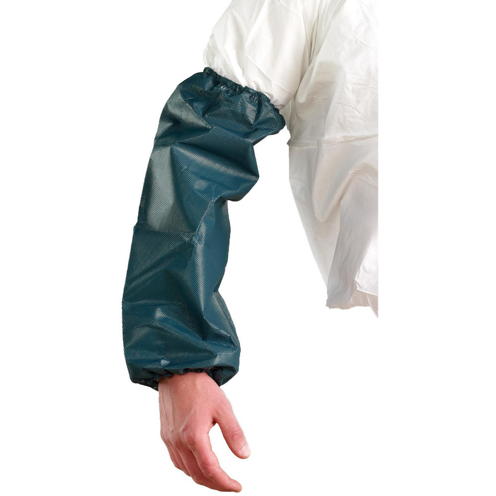 Chemical-Resistant Sleeves: Size Universal, Multi-Layer Non-Woven Barrier Laminate Fabric, Green