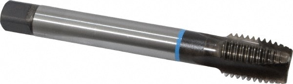 Emuge C0203000.0124 Spiral Point Tap: M24 x 3, Metric Coarse, 3 Flutes, Plug, 6H, Cobalt, Nitride Finish 