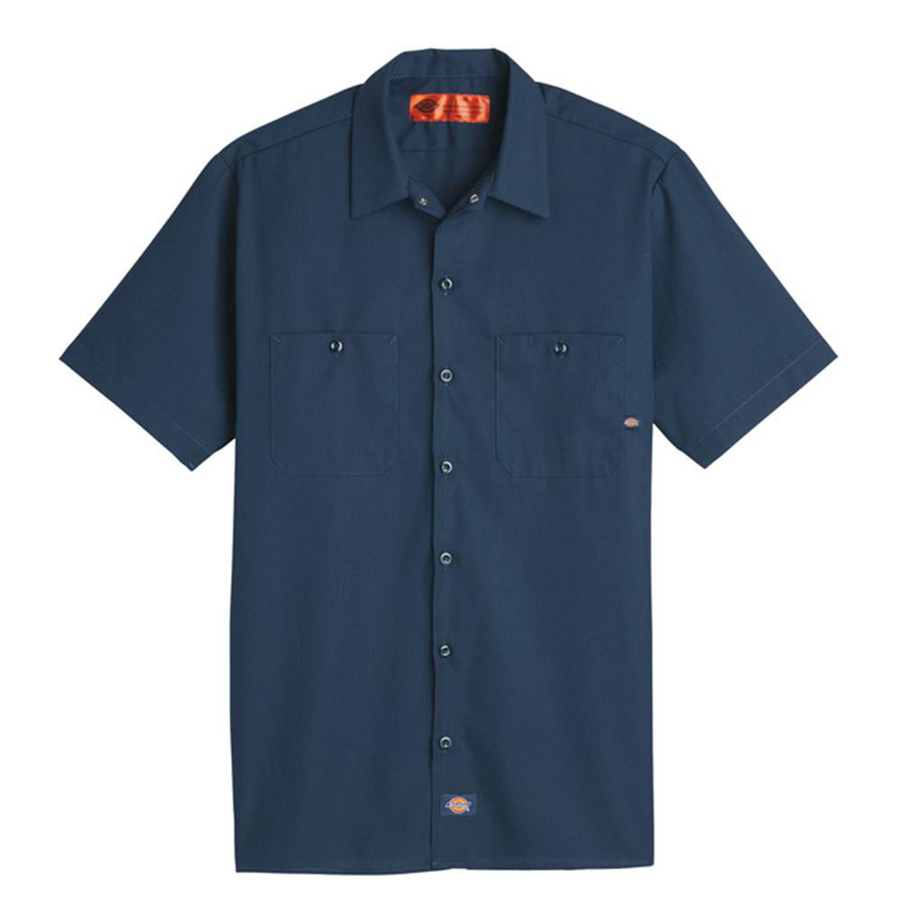 Dickies - Work Shirt: General Purpose, Short Sleeve Tail-Long, 4X