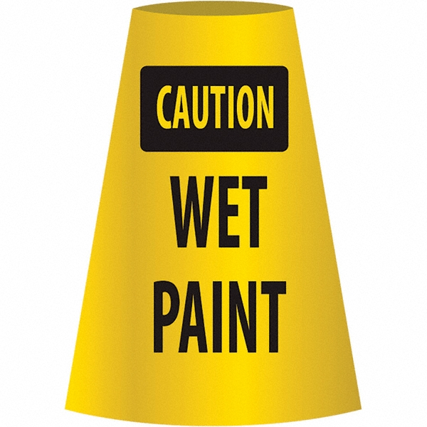 AccuformNMC Caution Wet Paint, 213/4" Wide x 11" High