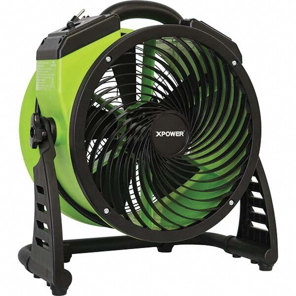 Industrial Circulation Fan: 11" Dia, 1,300 CFM