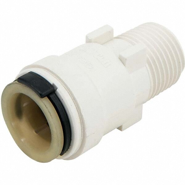 Push-To-Connect Tube Fitting: Union, 1/2 X 3/4 MGHT" OD