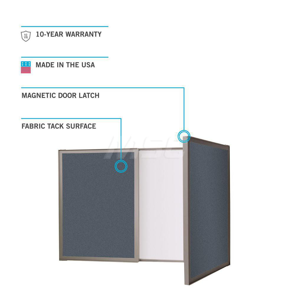 Ghent Whiteboards & Dry Erase Boards; Type Dry Erase/Fabric