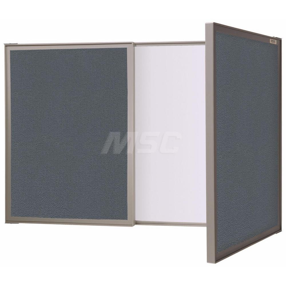 Whiteboards & Magnetic Dry Erase Boards; Height (Inch): 24 ; Width (Inch): 36 ; Includes: Board; Hanging Hardware ; Color: Gray