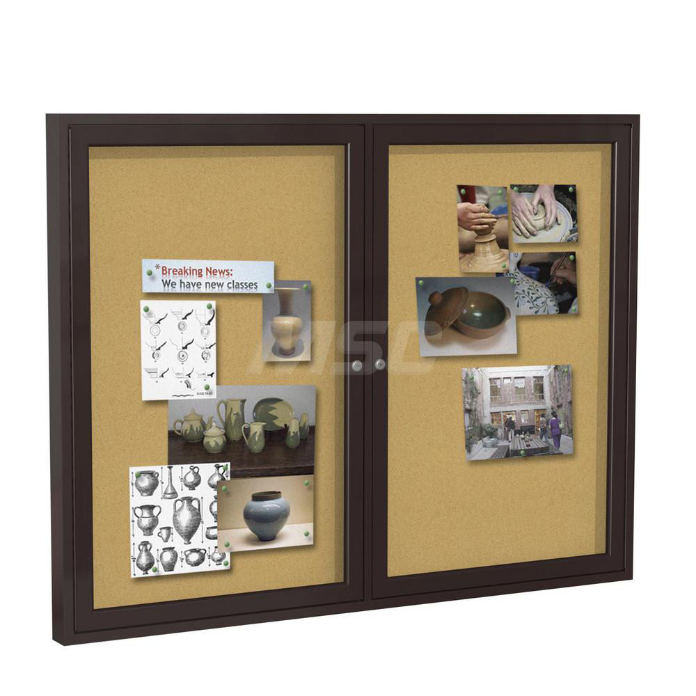 Ghent Bulletin Board 30" Width, 36" Height, Natural Cork MSC Industrial Supply Co.