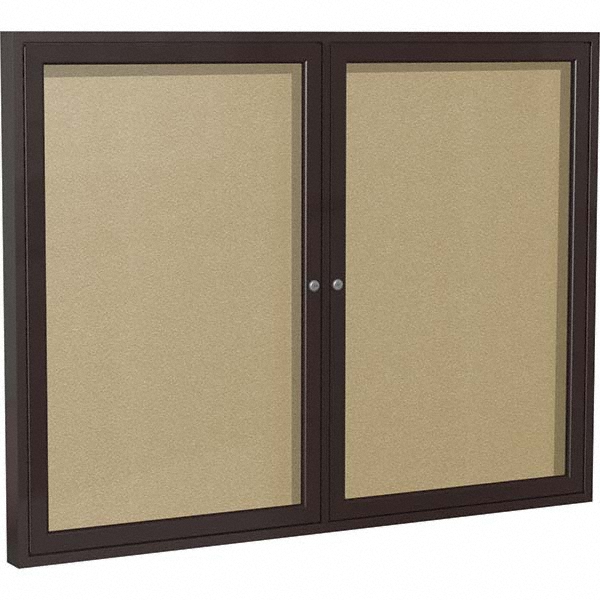 Ghent Cork Bulletin Boards; Style Enclosed Outdoor Bulletin Board