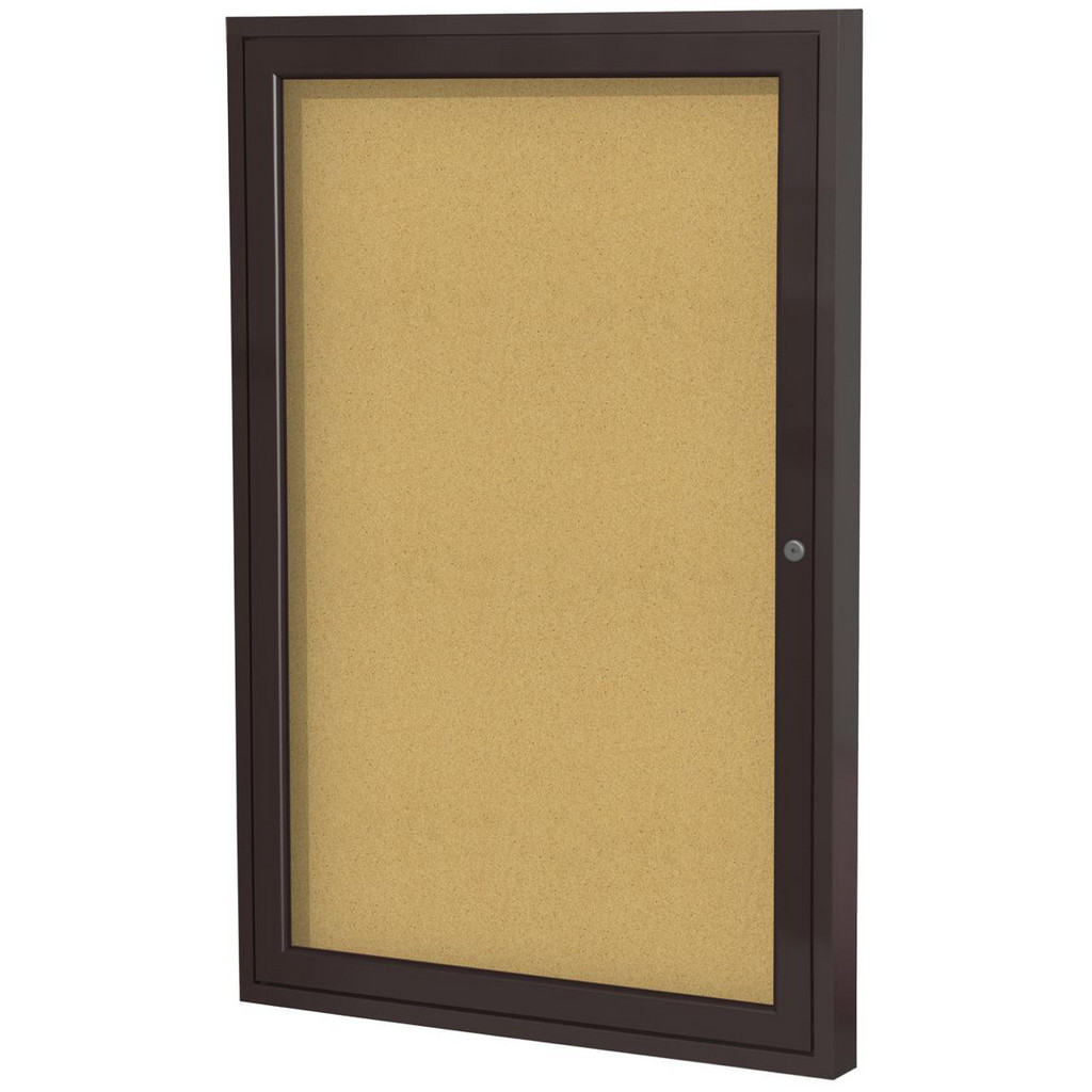 Ghent Cork Bulletin Boards; Style: Enclosed Cork Bulletin Boards ; Board Color: Natural Cork ; Overall Width: 36in ; Width (Inch): 36in ; Overall