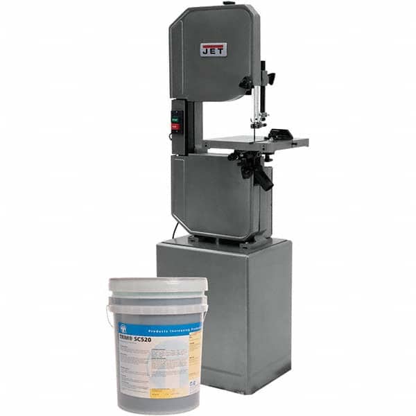 Vertical Bandsaw: Variable Speed Pulley Drive, 14" Throat Capacity, 6" Height Capacity