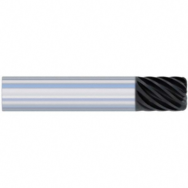 Accupro 6504143 Corner Radius End Mill: 1/4" Dia, 1/2" LOC, 0.02" Radius, 5 Flutes, Solid Carbide Image