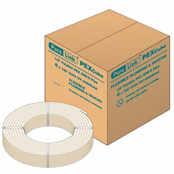 0.475" ID x 5/8" OD, 100' Long, PEX-A Tube