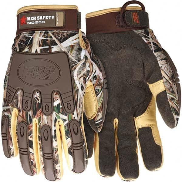 MCR SAFETY MO200L Gloves: Size L, Synthetic Suede 