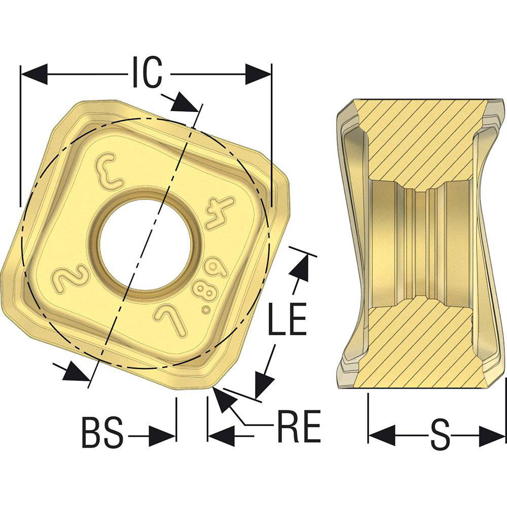 Seco Milling Insert SNMX1407ZNTRM10 MS2050, Solid Carbide MSC Direct