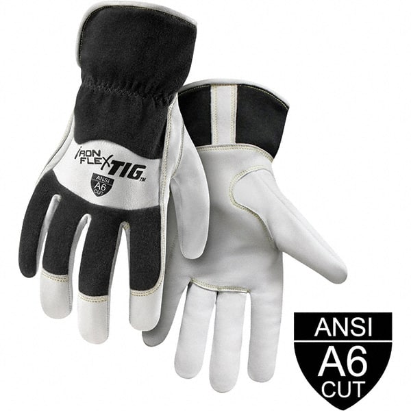 Welding Gloves: Size X-Large, Kidskin Leather, TIG Welding Application