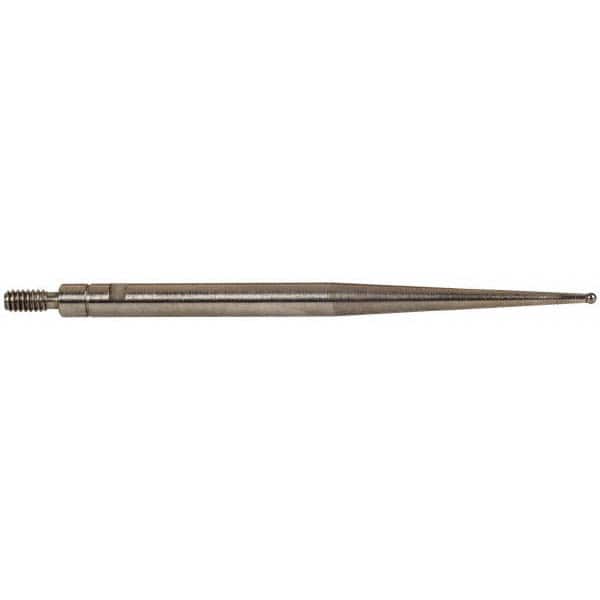 INTERAPID. 74.106363 Test Indicator Ball Contact Point: 0.031" Ball Dia, 1-3/8" Contact Point Length, Carbide 