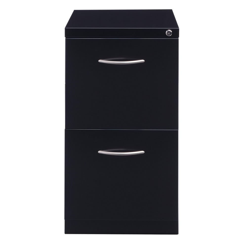 Hirsh - Mobile Pedestal: 2 Drawers, Steel, Black | MSC Industrial ...